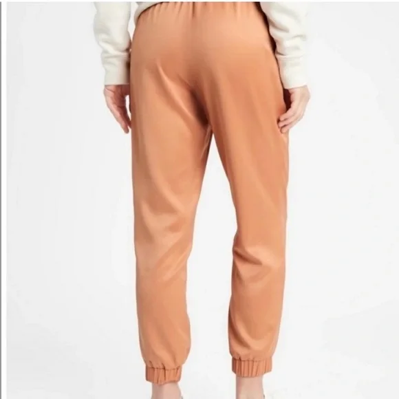 NWT Banana Republic Factory Satin Pull-on Joggers - Picture 3 of 8